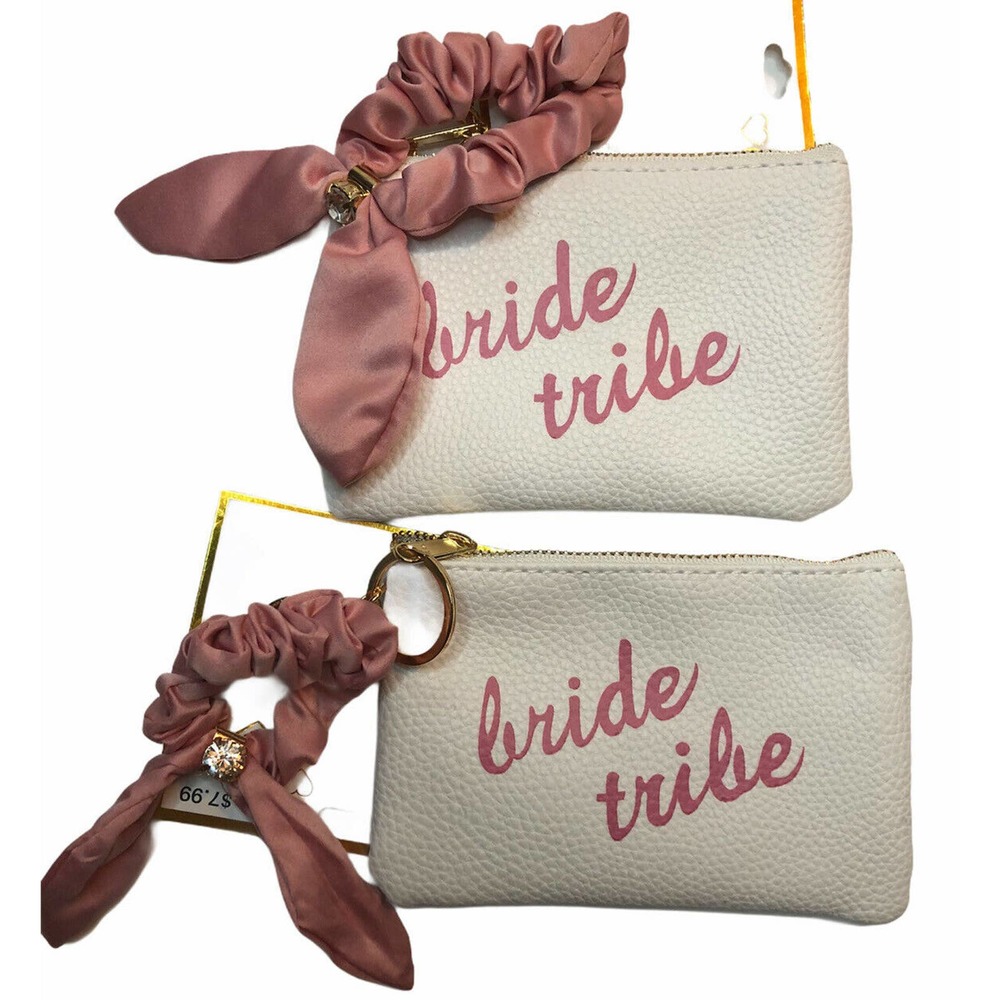 👛2/$20 Bride Tribe Pouch and Scrunchie Bridesmaid